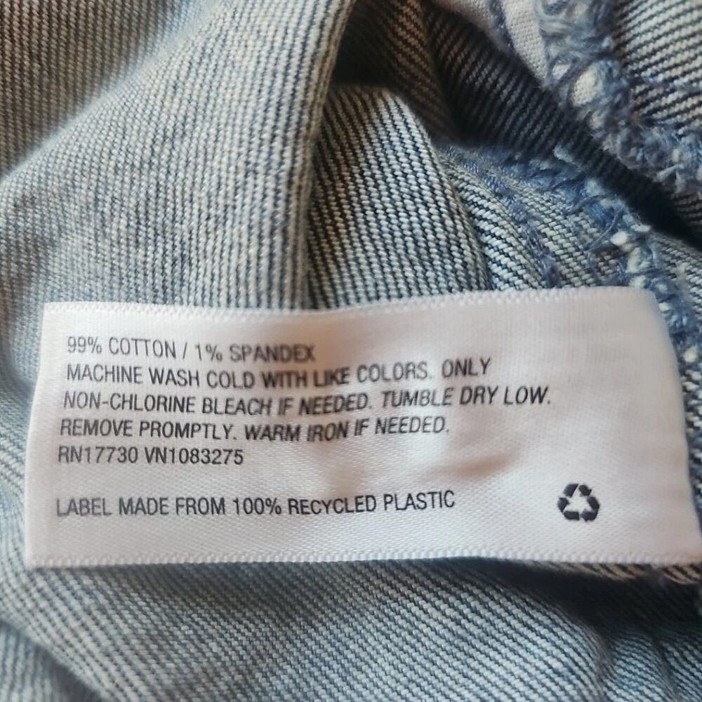 Universal Thread Denim Button Front Cotton Blend … - image 7